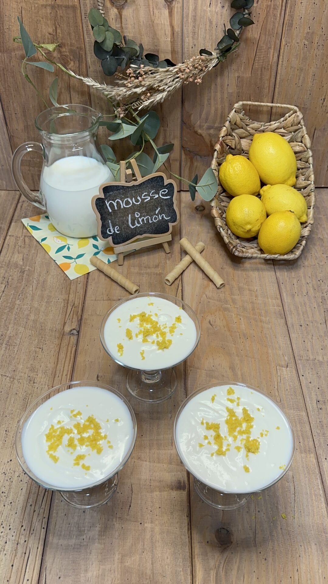 Nuestra mousse de limón