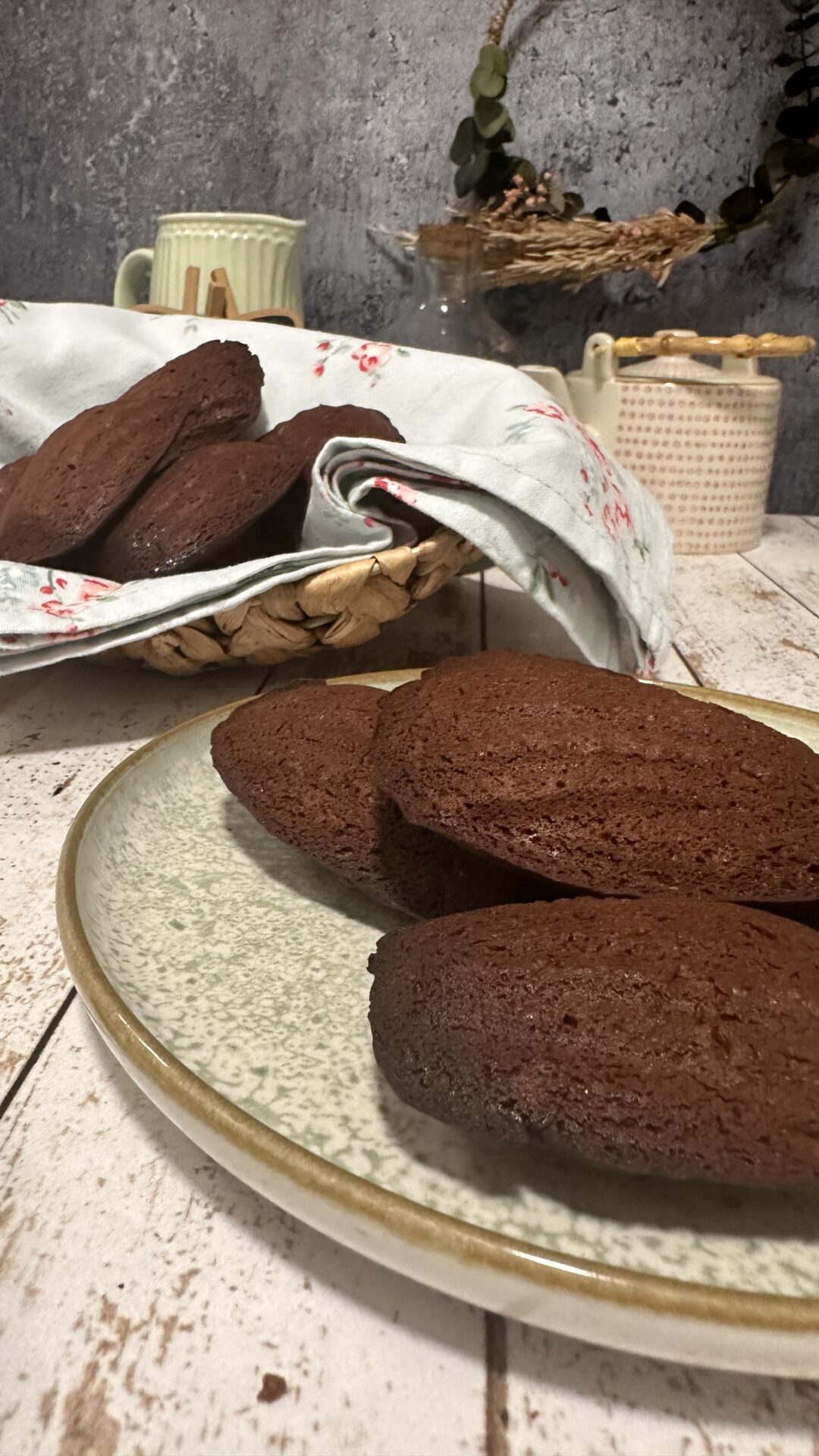 Deliciosas madeleines de chocolate