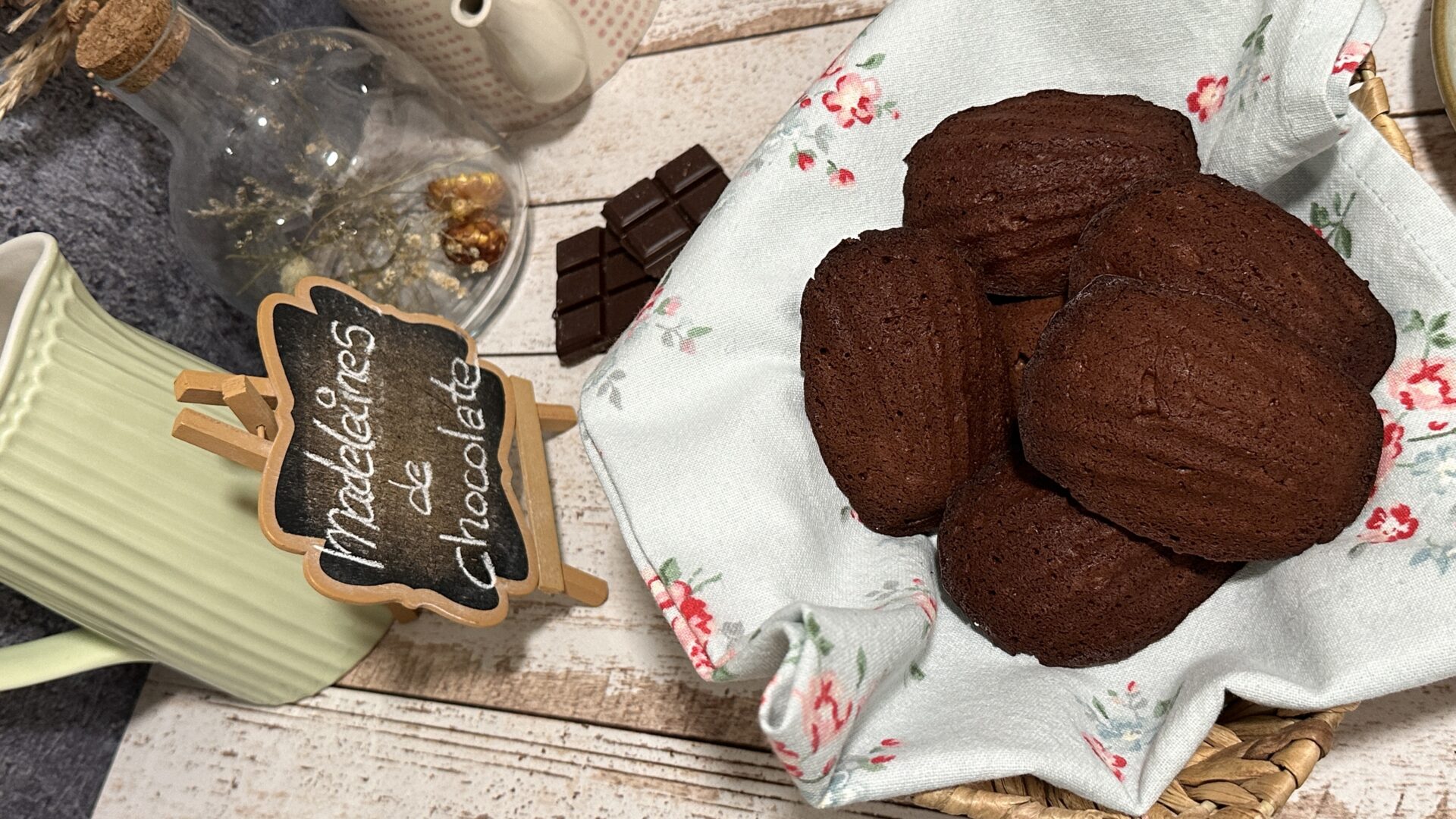 Disfruta de nuestras increíbles madeleines de chocolate