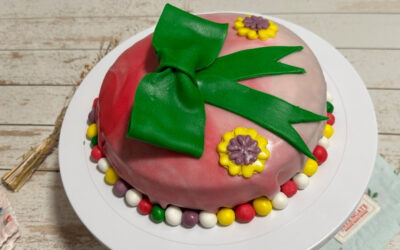 Tarta Lazo de Fondant
