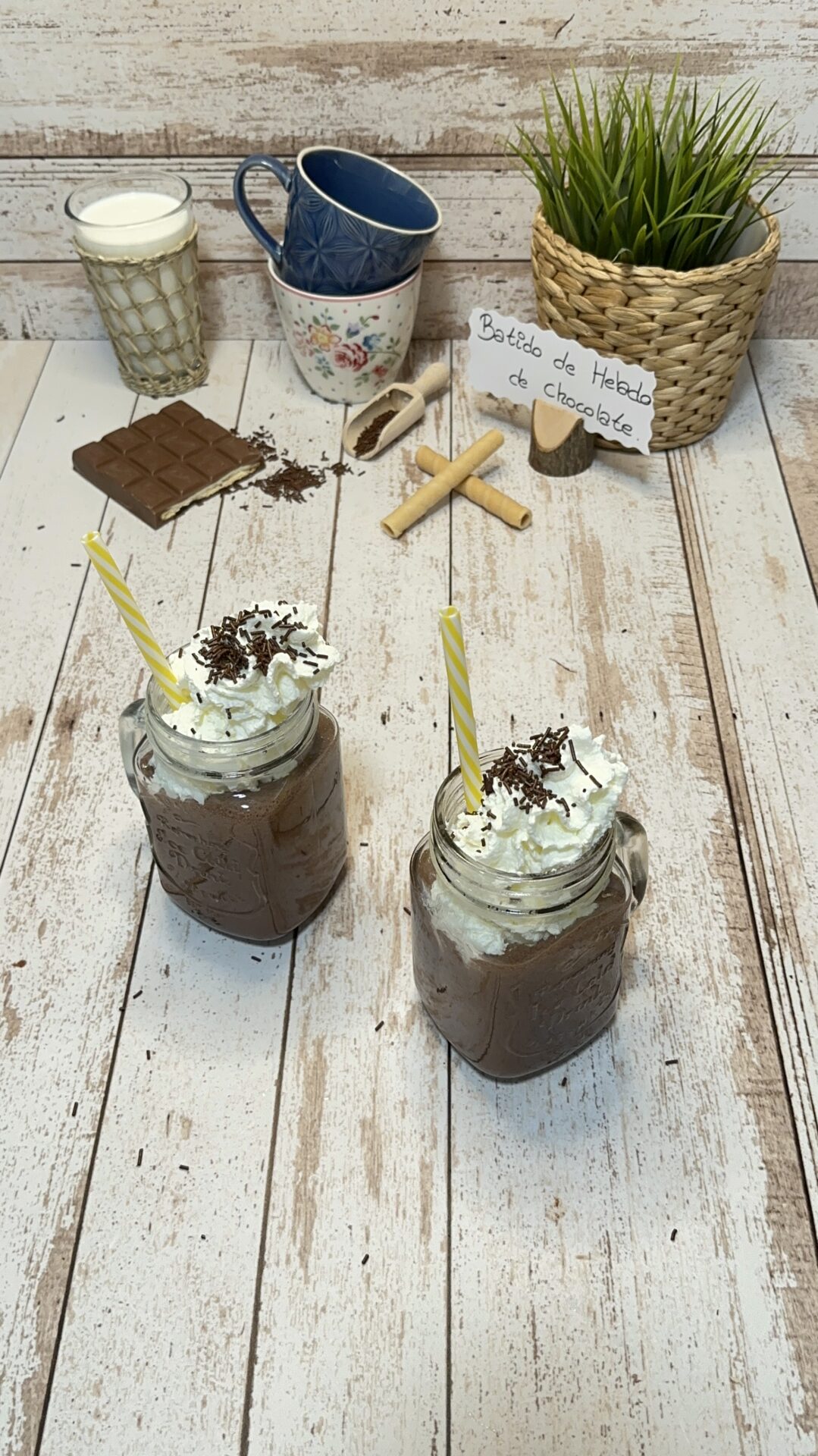Imagen 11 Y aquí tenemos nuestros batidos de helado de chocolate