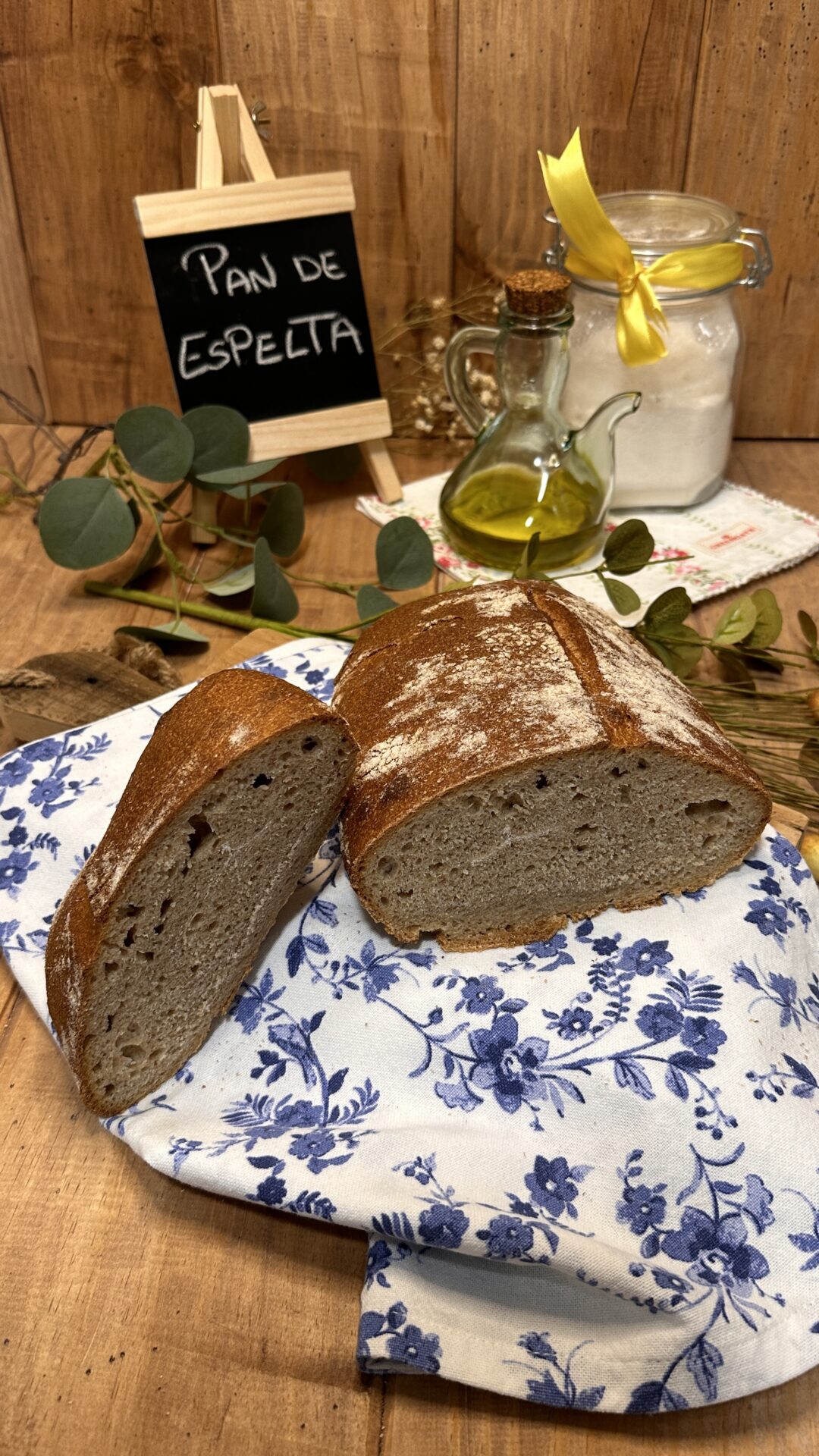 Tierno y aromático pan de espelta