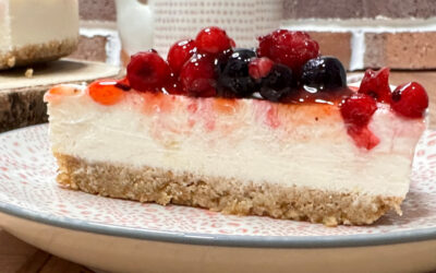 Tarta helada de yogurt