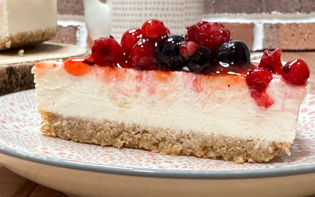 Tarta helada de yogurt