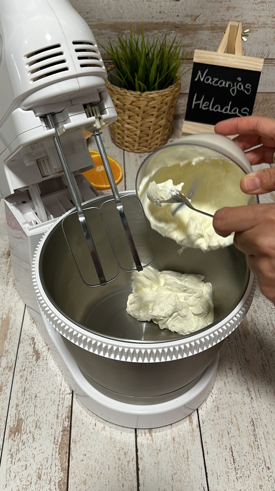 Montamos la nata
