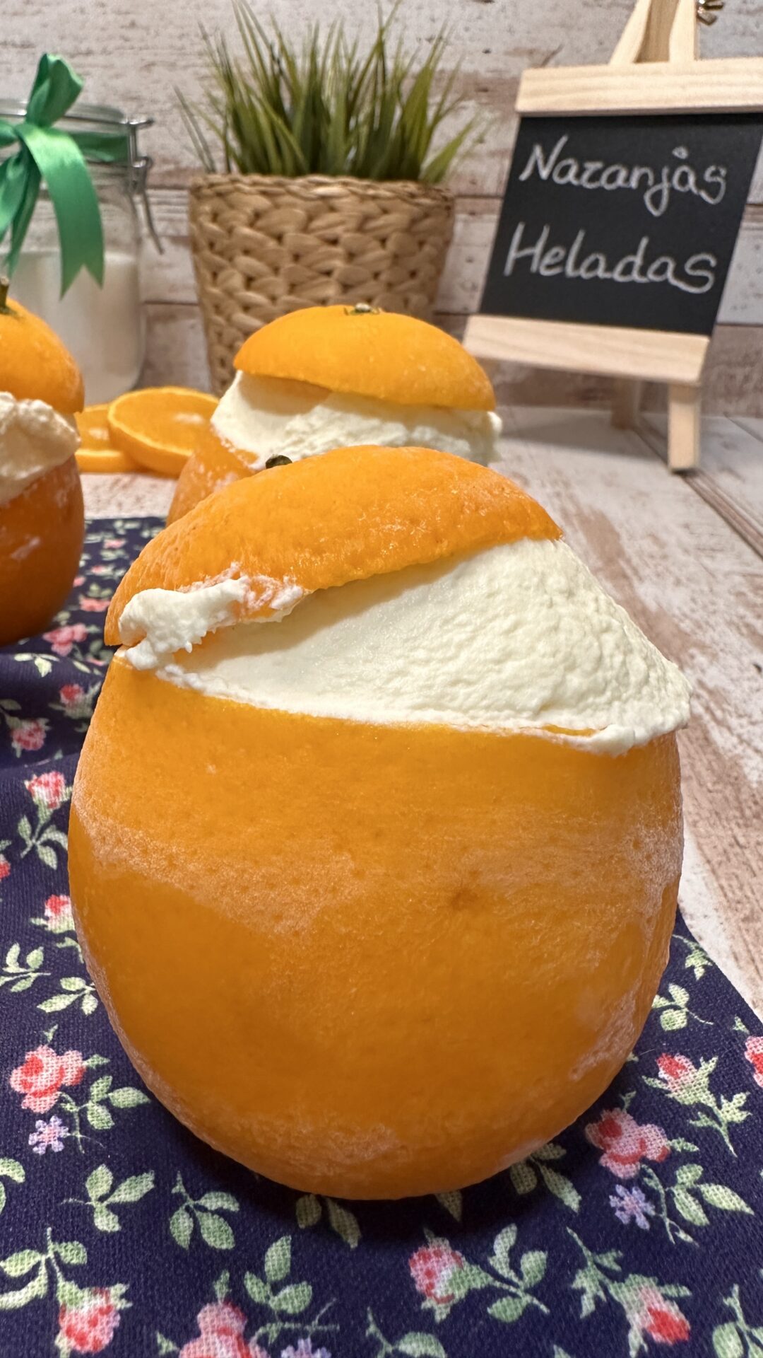 Prueba nuestras increíbles naranjas heladas