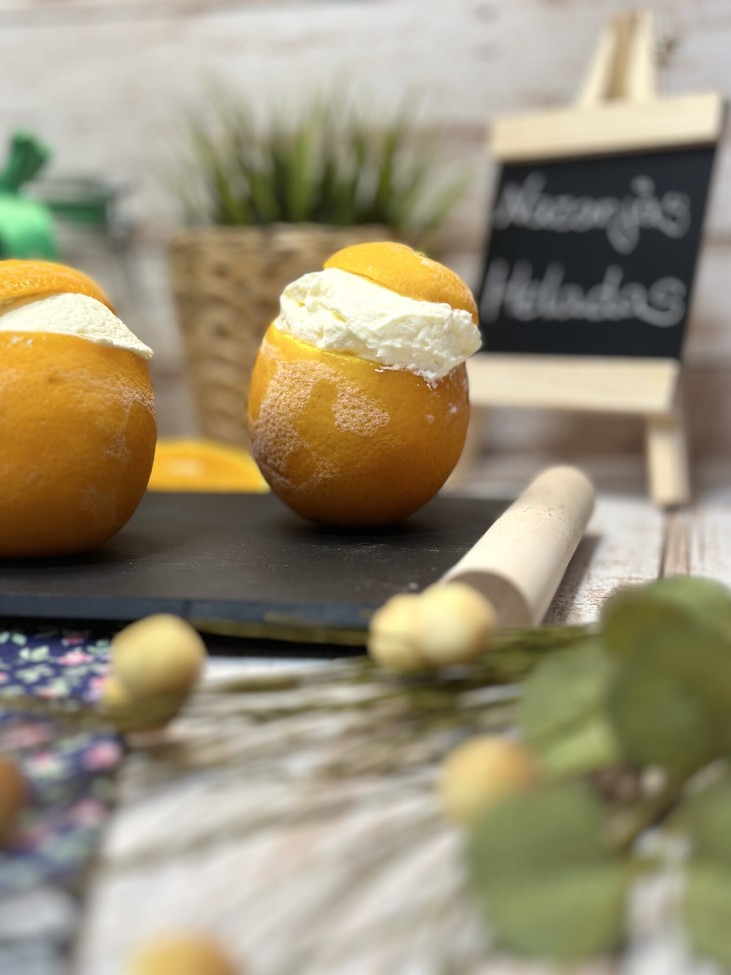 Atrévete con nuestras fresquísimas y deliciosas naranjas heladas