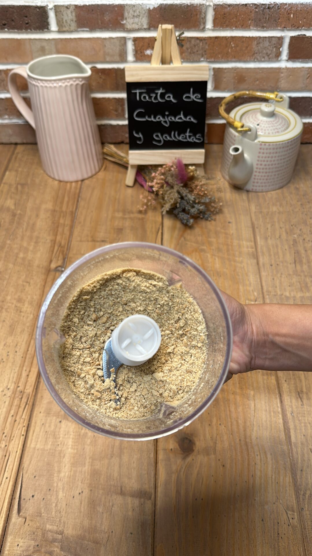 Las galletas reducidas a migas