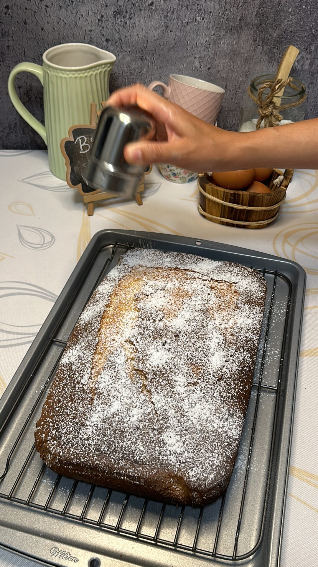 Bizcocho de las monjas_20 Espolvoreamos azúcar glas por encima