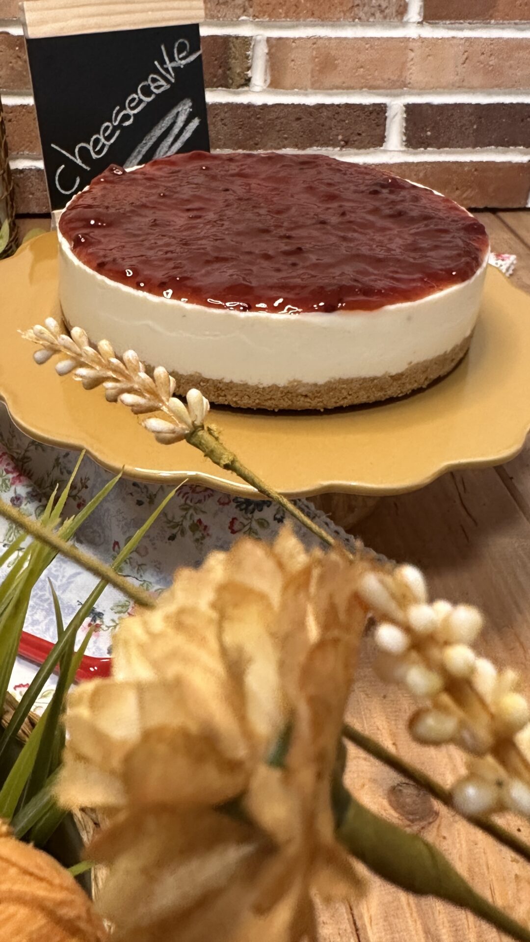Fresca, cremosa y deliciosa cheesecake