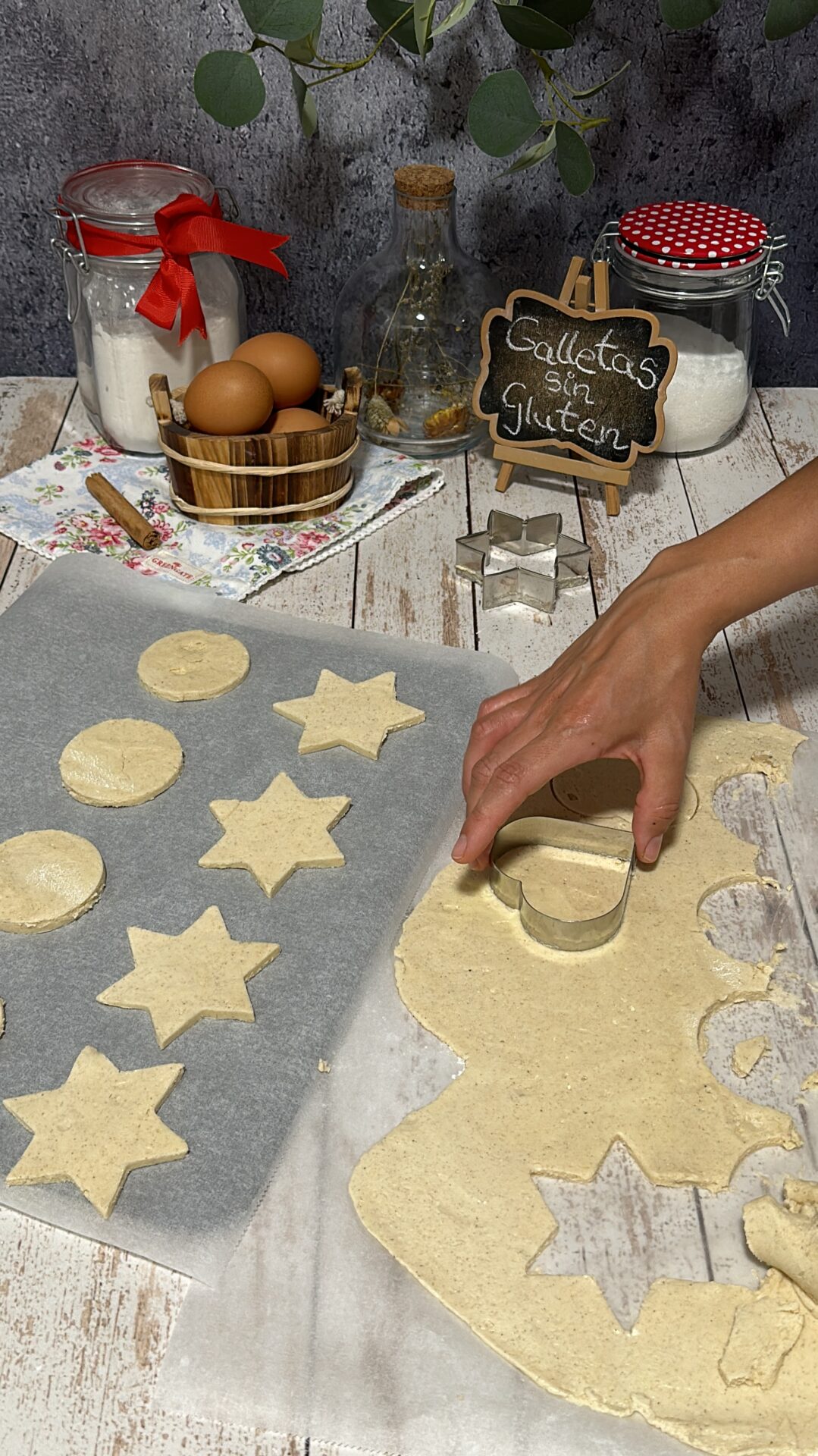 Llevamos las galletas a una bandeja de horno