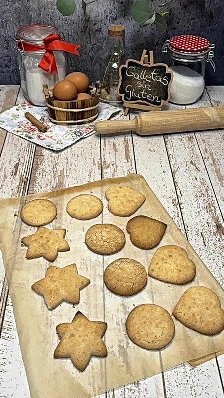 Nuestras galletas sin gluten recién horneadas