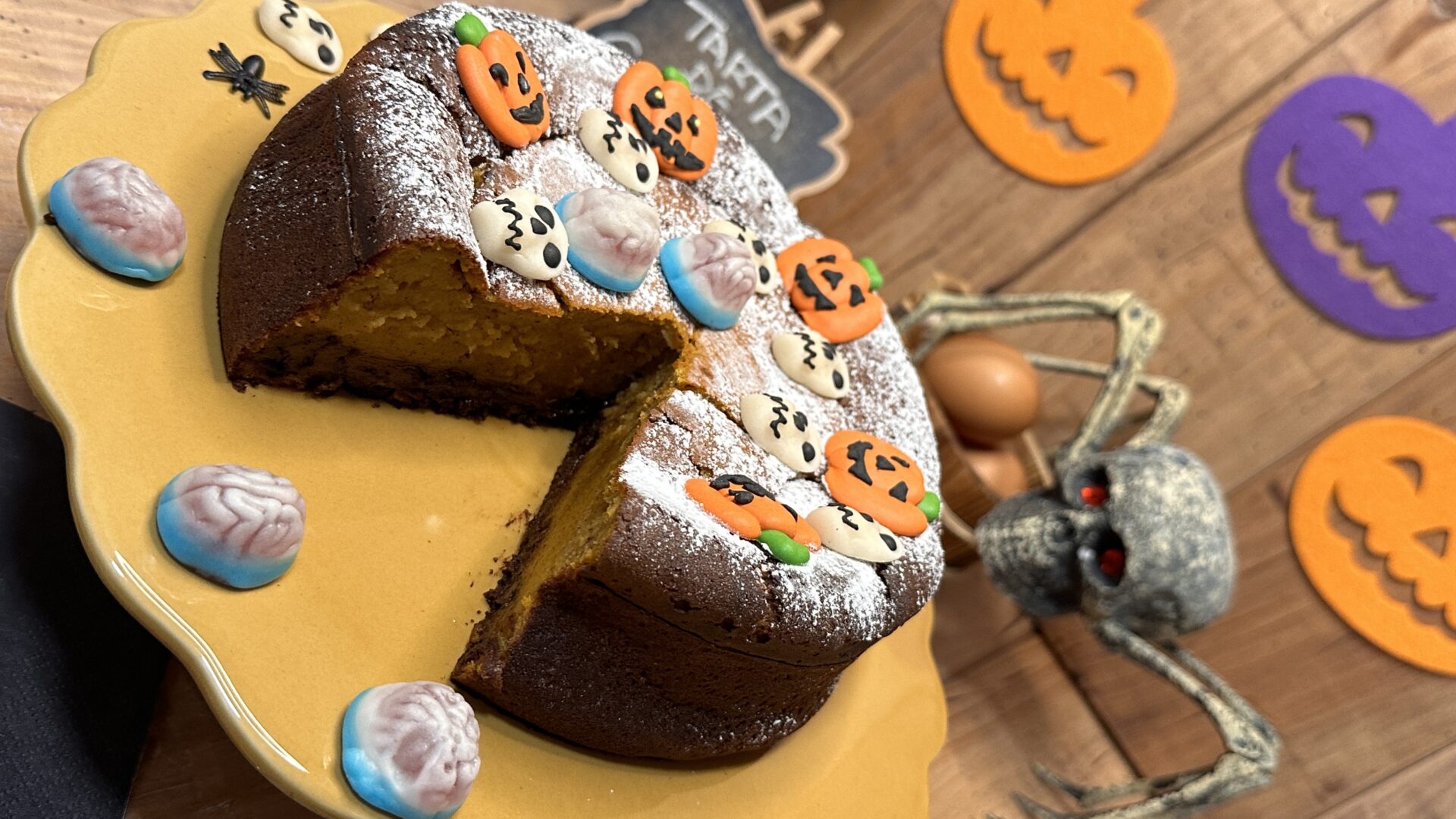 Este Halloween ¡atrévete con nuestra tarta de calabaza!