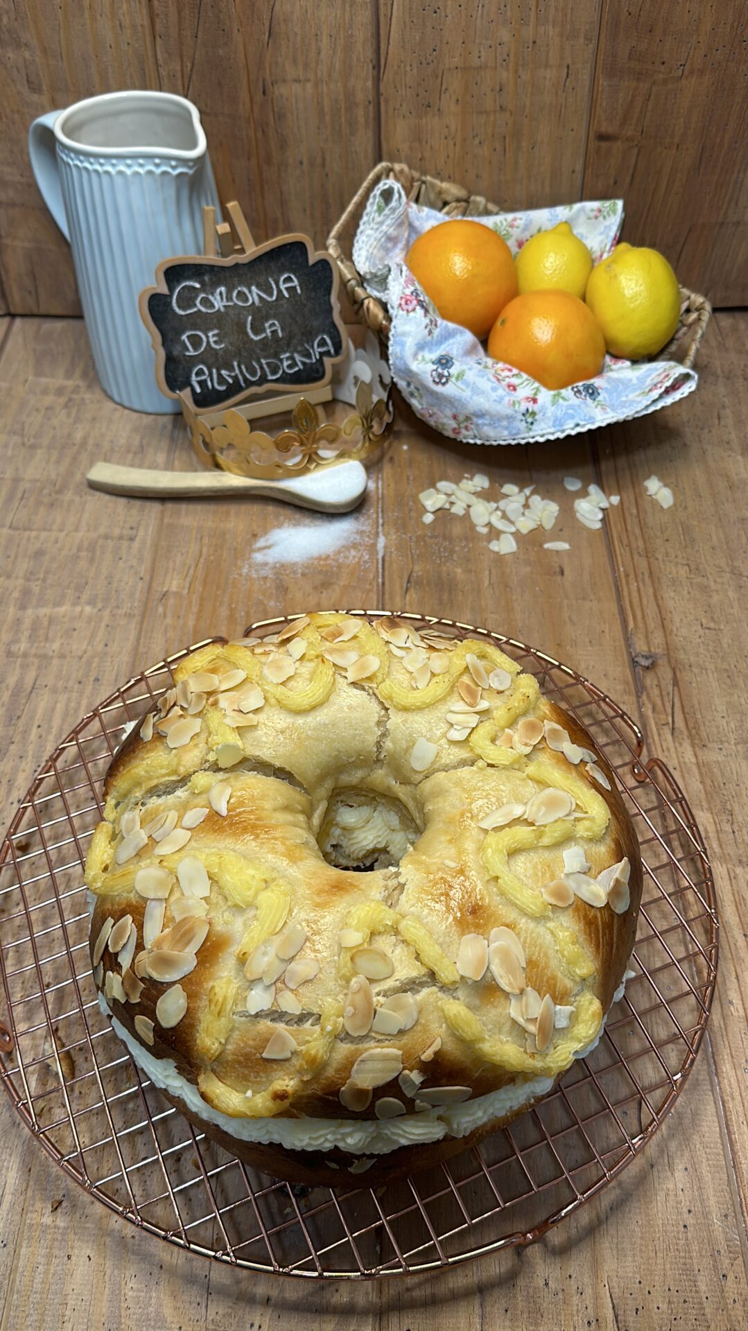 Nuestra corona de La Almudena finalizada