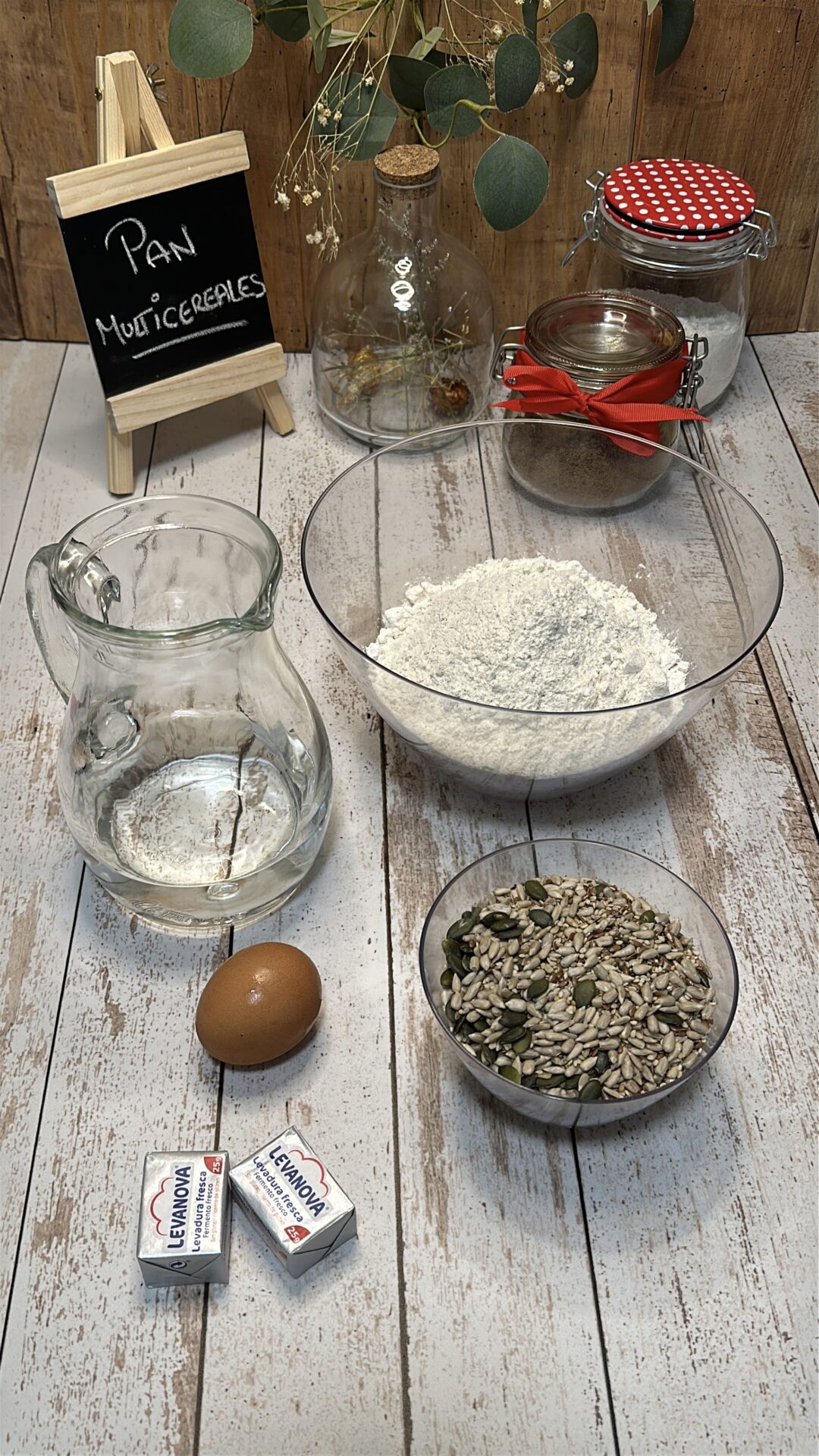 Ingredientes de nuestro pan multicereales