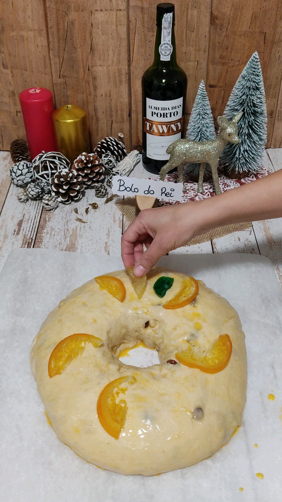 Decoramos con fruta confitada