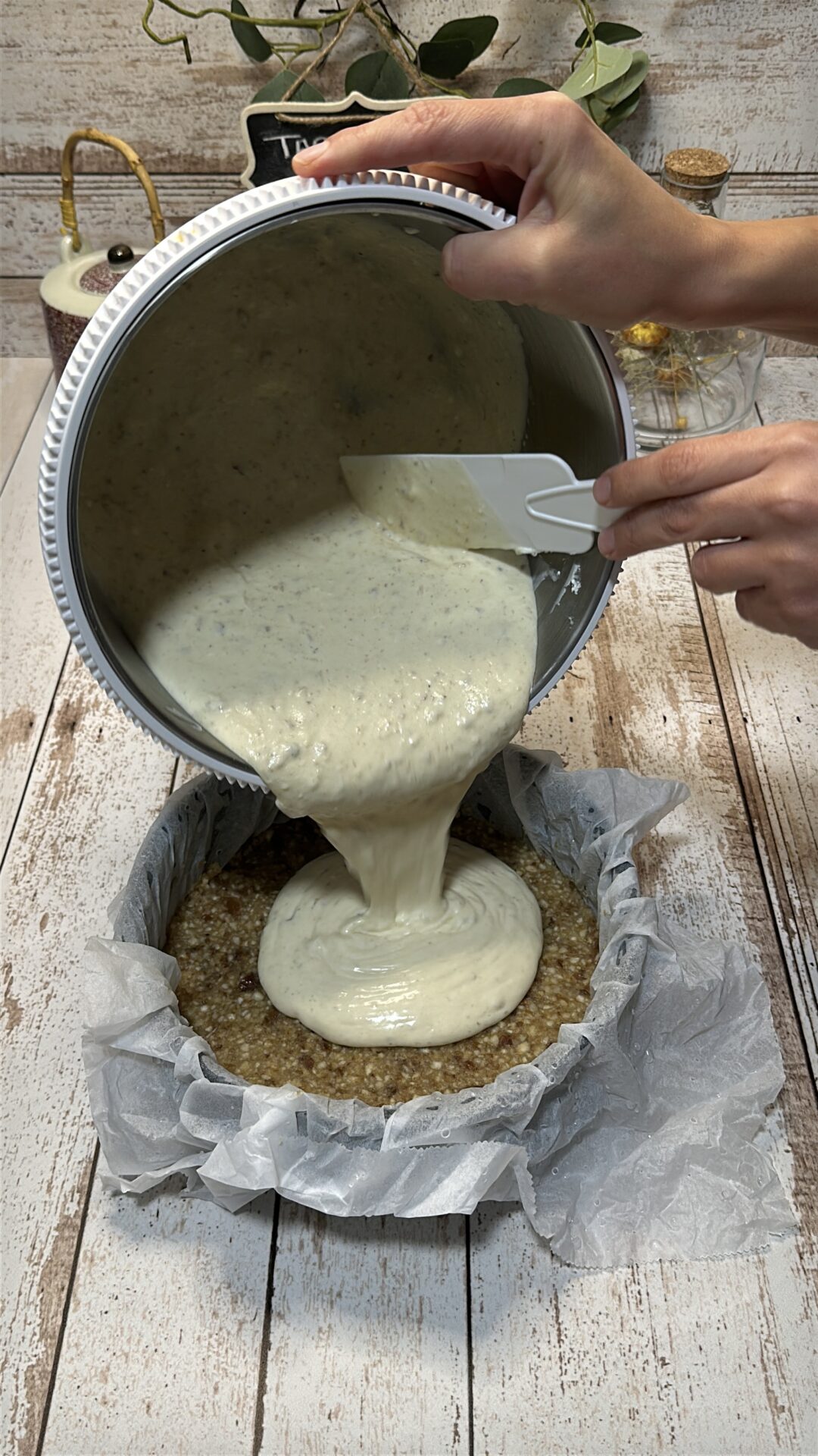 Llevamos el relleno al molde