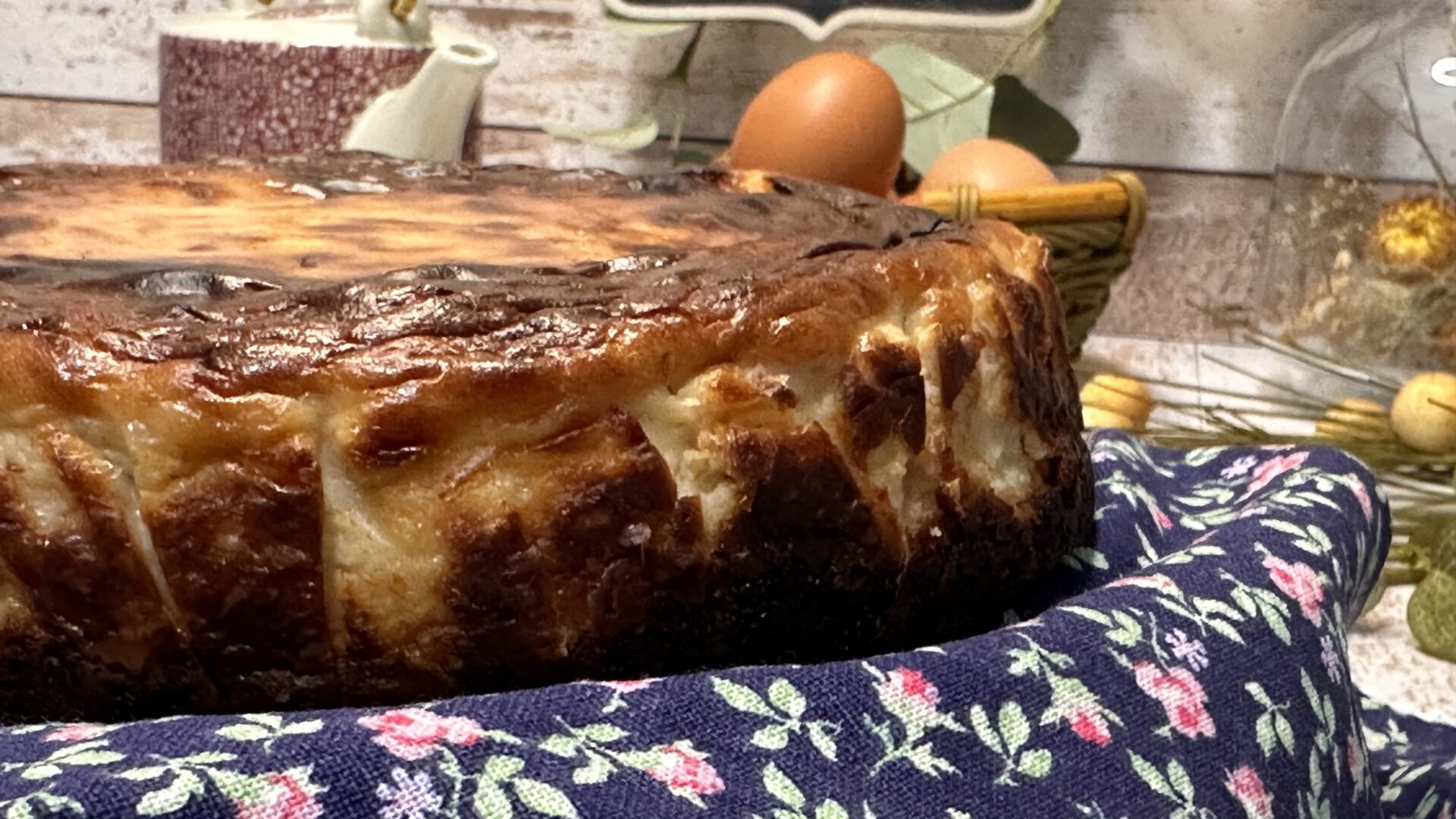 Nuestra tarta de queso sin lista para devorar