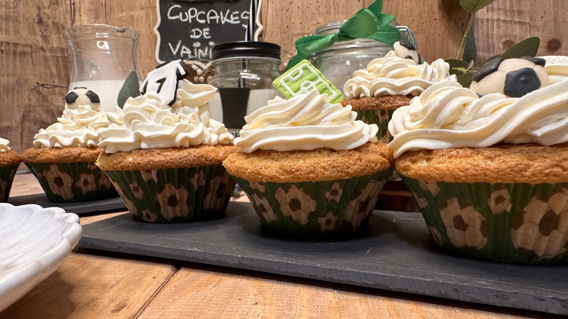 Nuestros cupcakes de vainilla listos para devorar