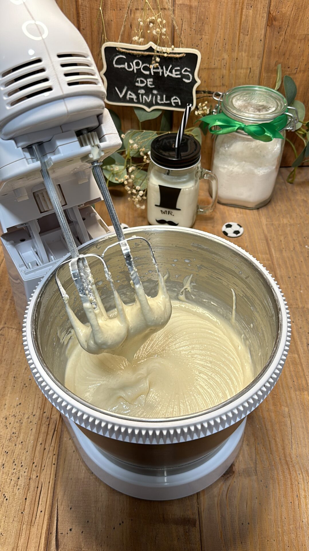 La masa de nuestros cupcakes de vainilla