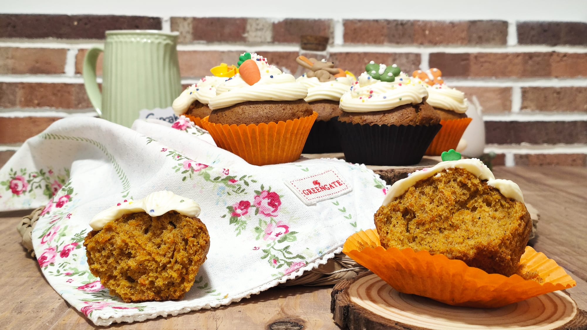 Cupcakes de zanahoria sin gluten de Toledo en Dulce