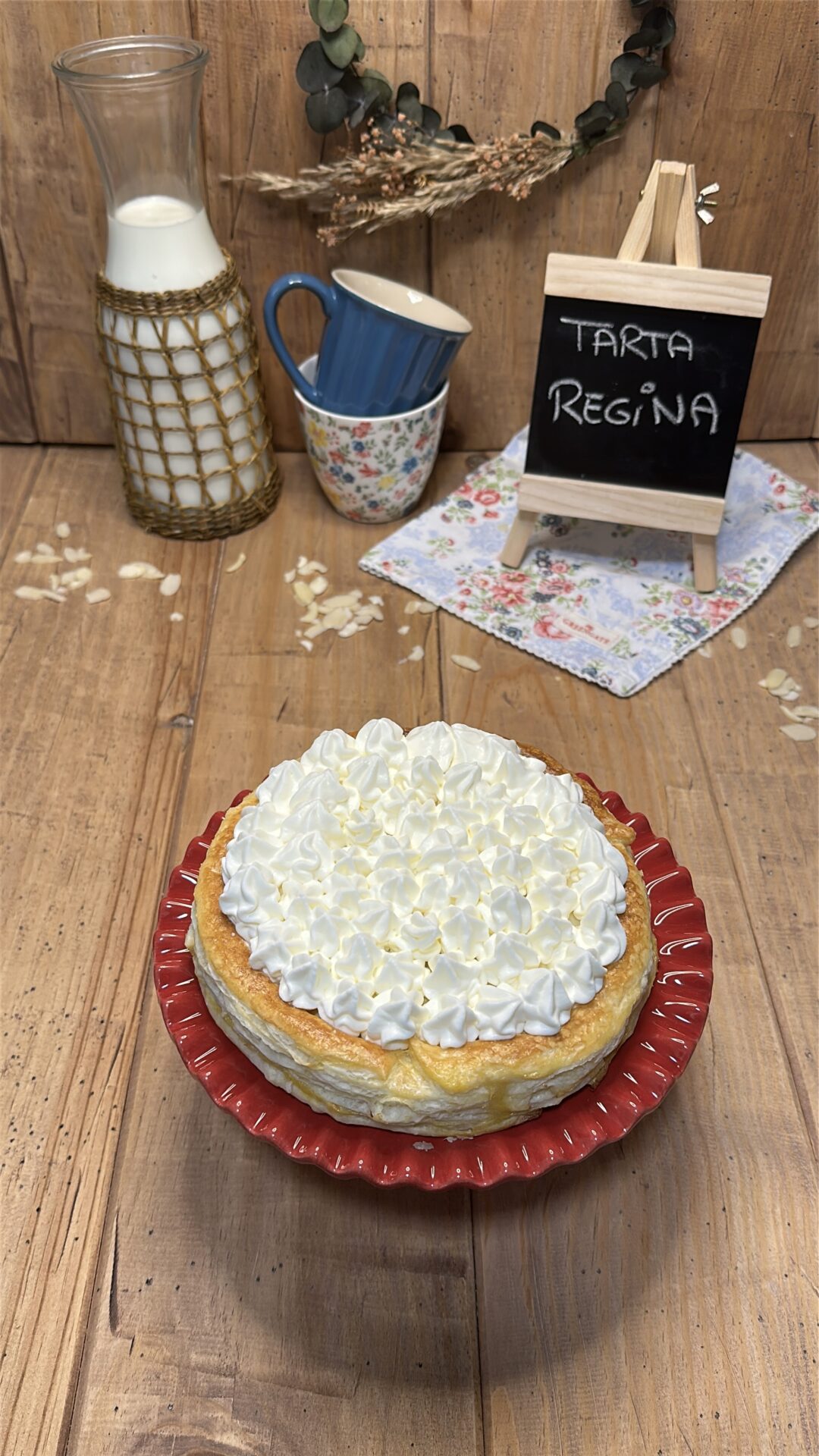 Continuamos hasta cubrir por completo la crema pastelera