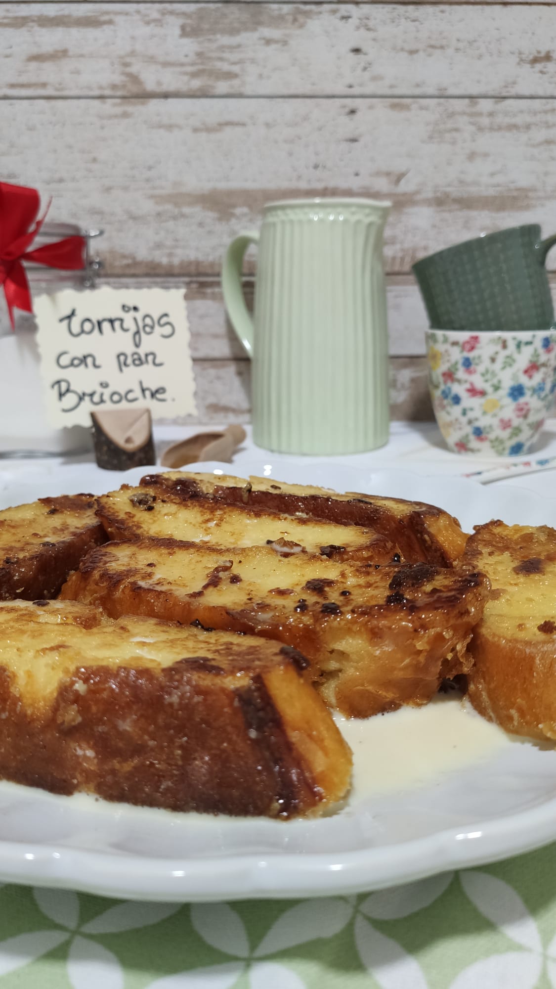 Torrijas con pan brioche de Toledo en Dulce