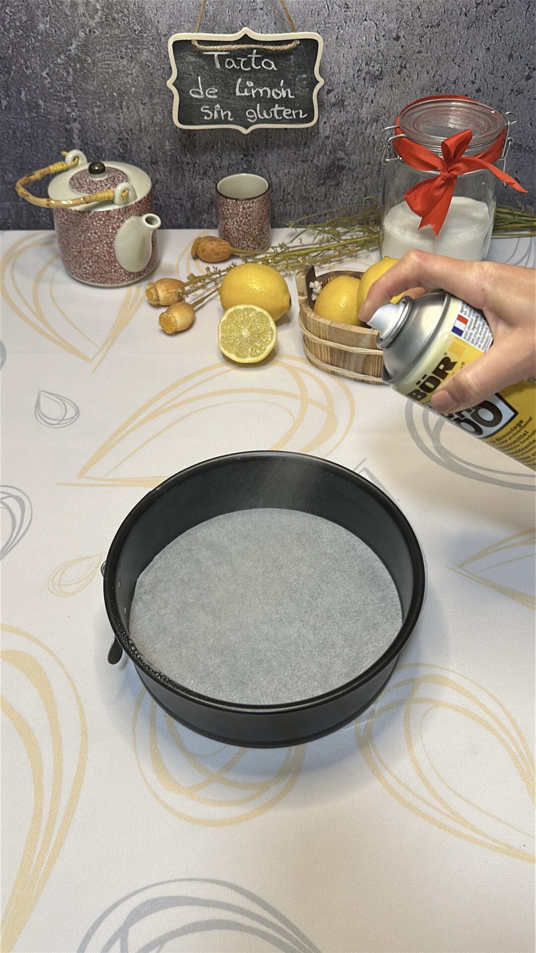 Tarta de limón sin gluten_13 Preparamos el molde