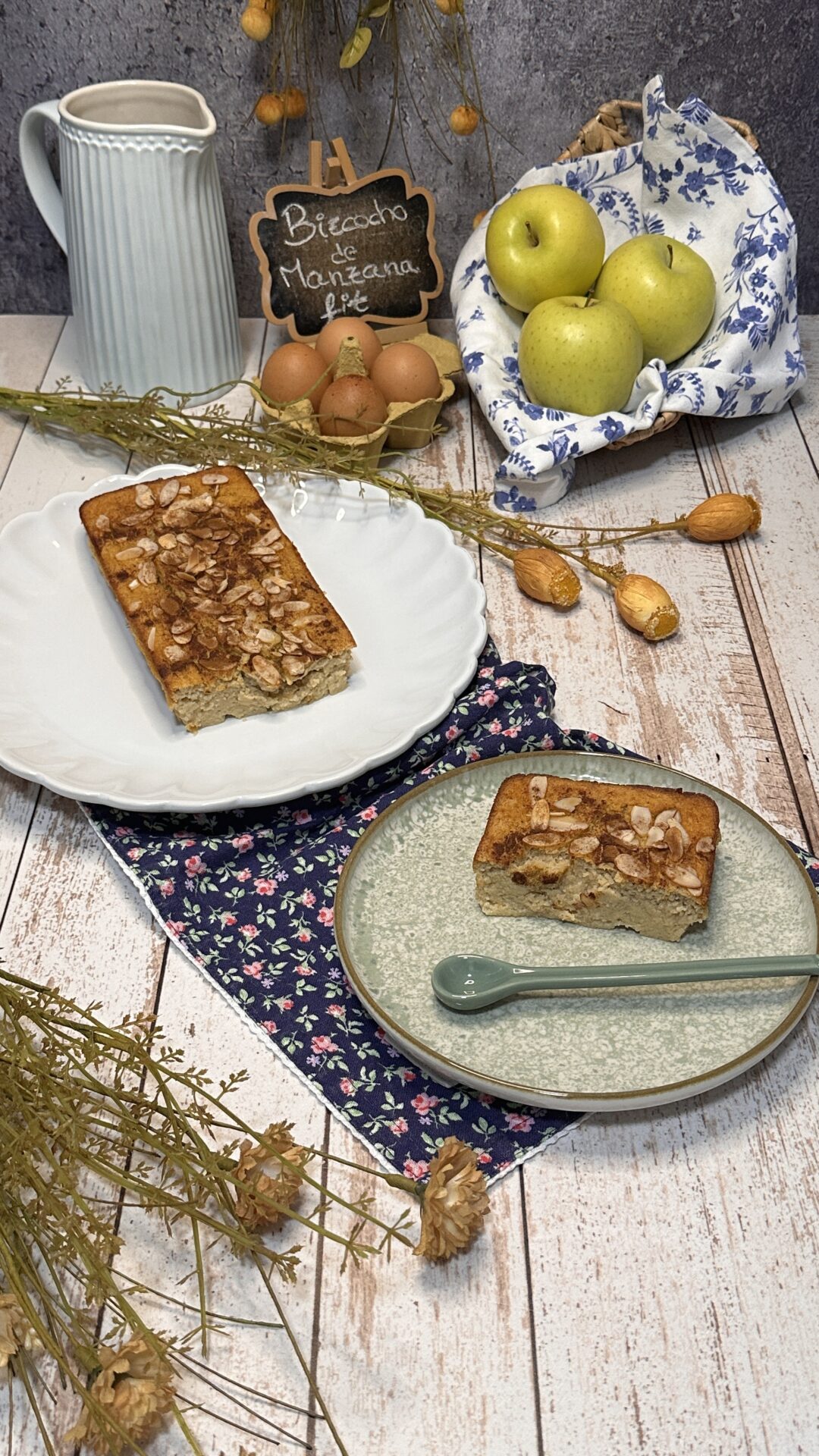 Atrévete con el bizcocho de manzana fit de Toledo en Dulce