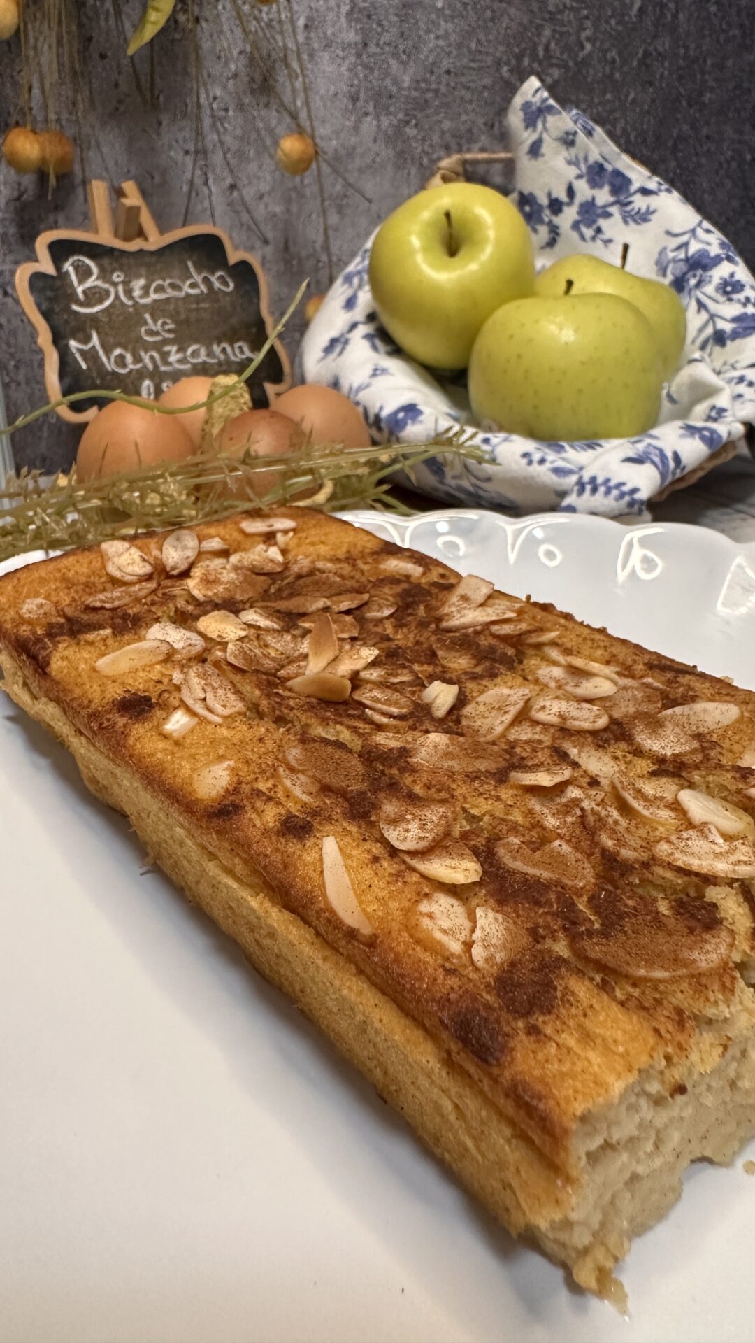 Atrévete con el bizcocho de manzana fit de Toledo en Dulce