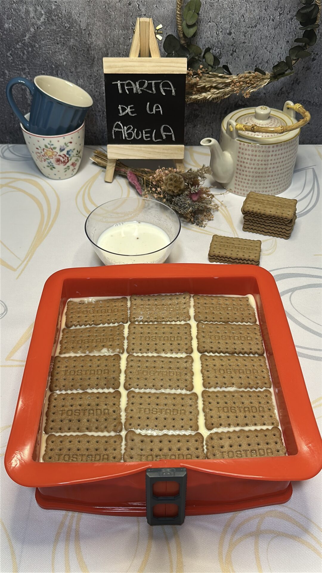Colocamos una última capa de galletas
