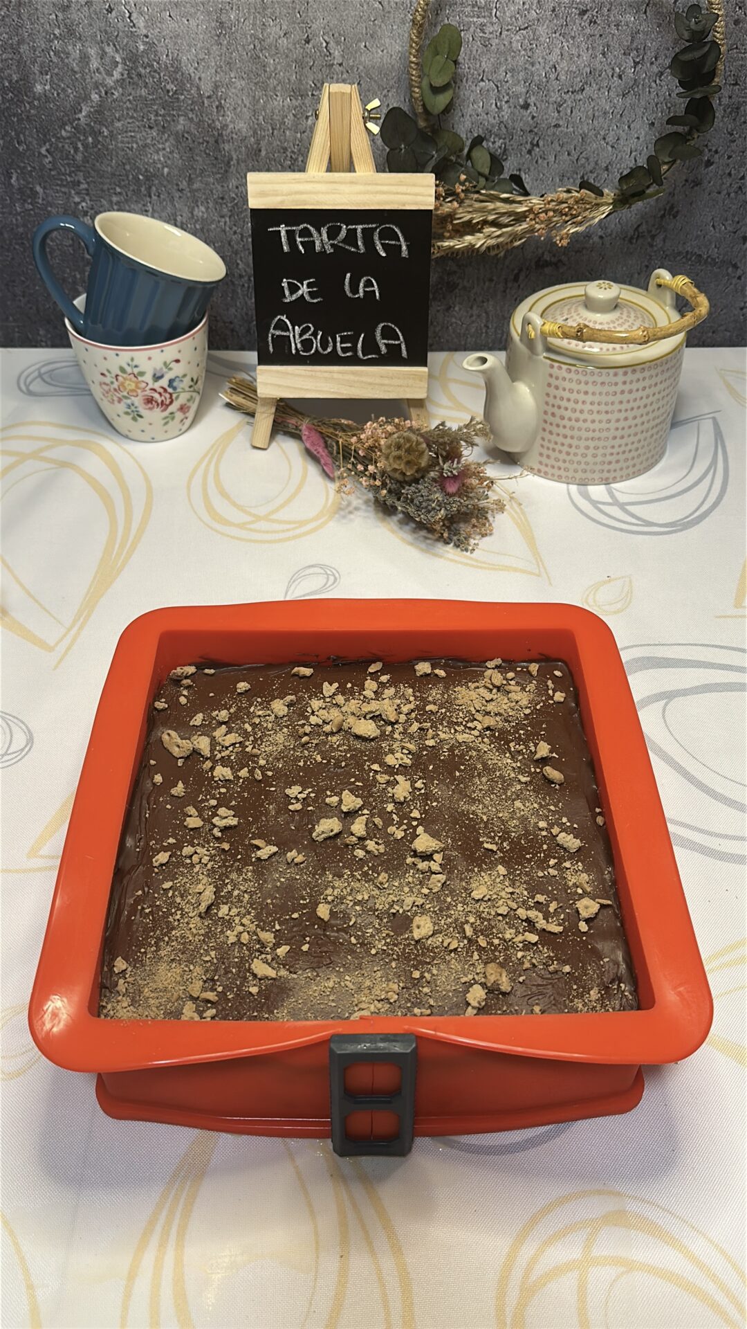 Y este es el resultado final de nuestra tarta de la abuela
