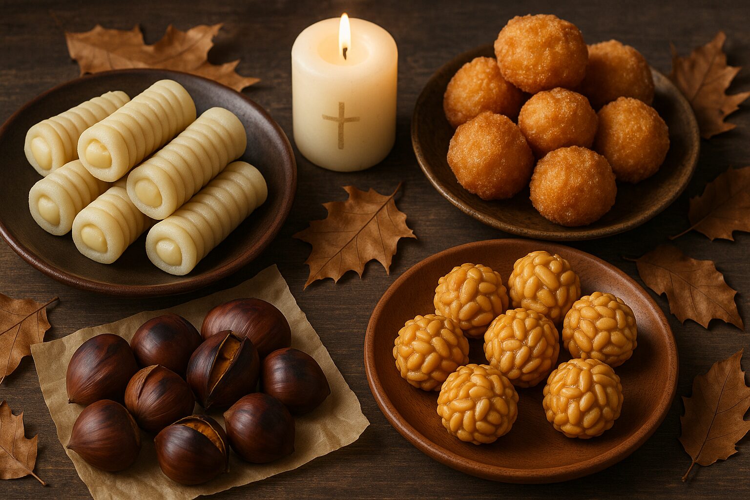 Dulces estacionales de otoño