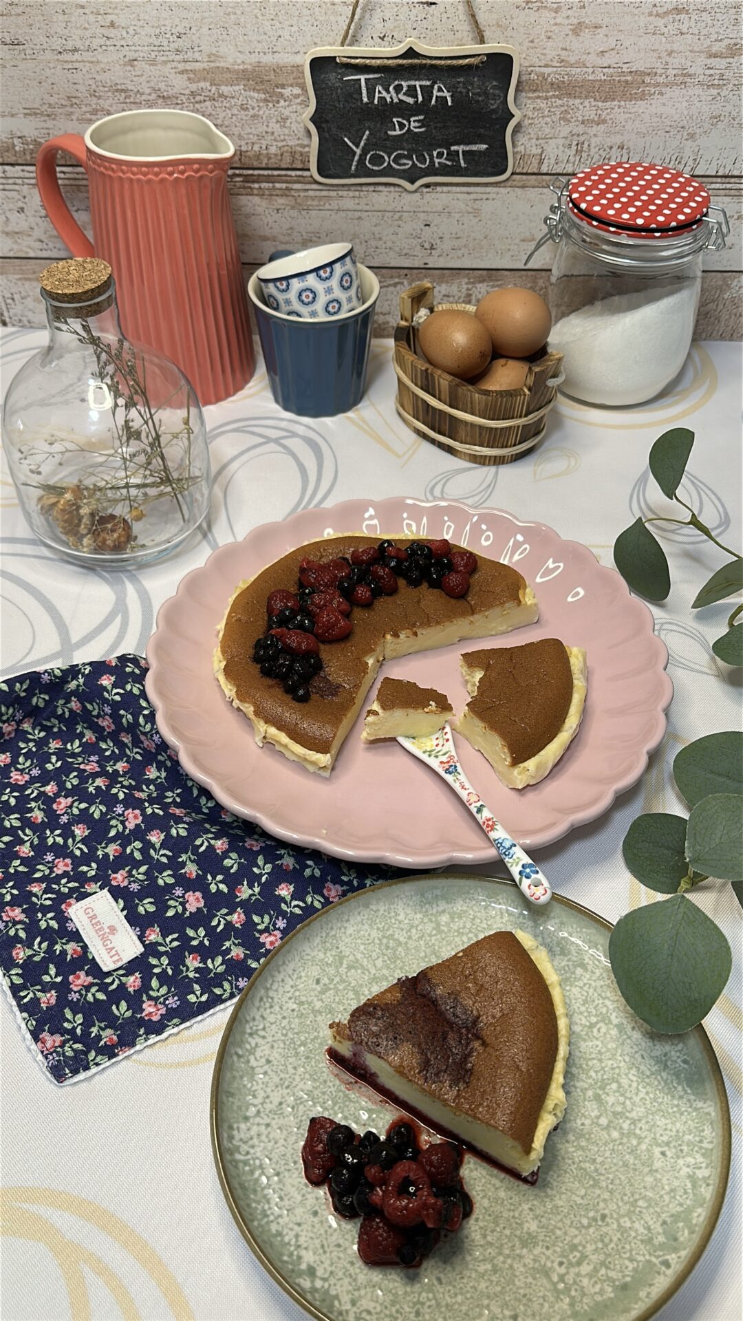 Deliciosa, jugosa y riquísima tarta de yogurt