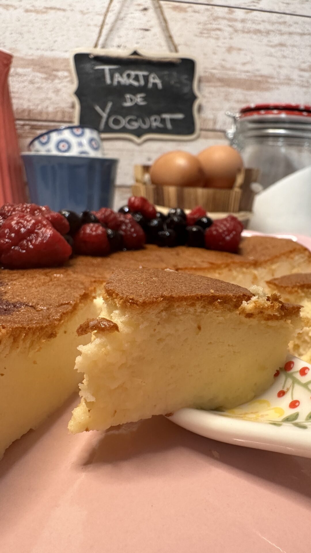 Atrévete con la tarta de yogurt de Toledo en Dulce