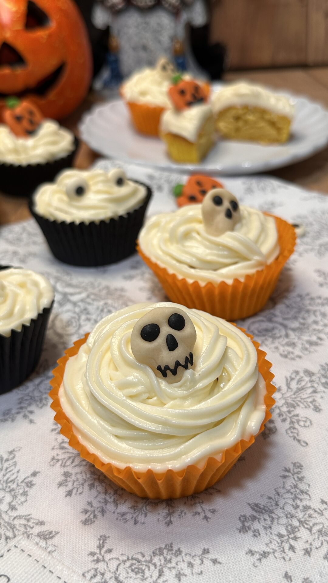 Atrévete con nuestros cupcakes de calabaza. Te sorprenderán