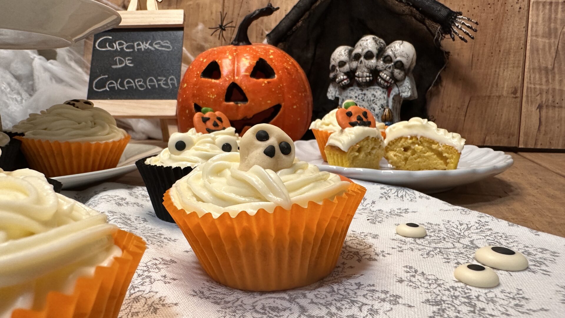 Nuestros increíbles cupcakes de calabaza