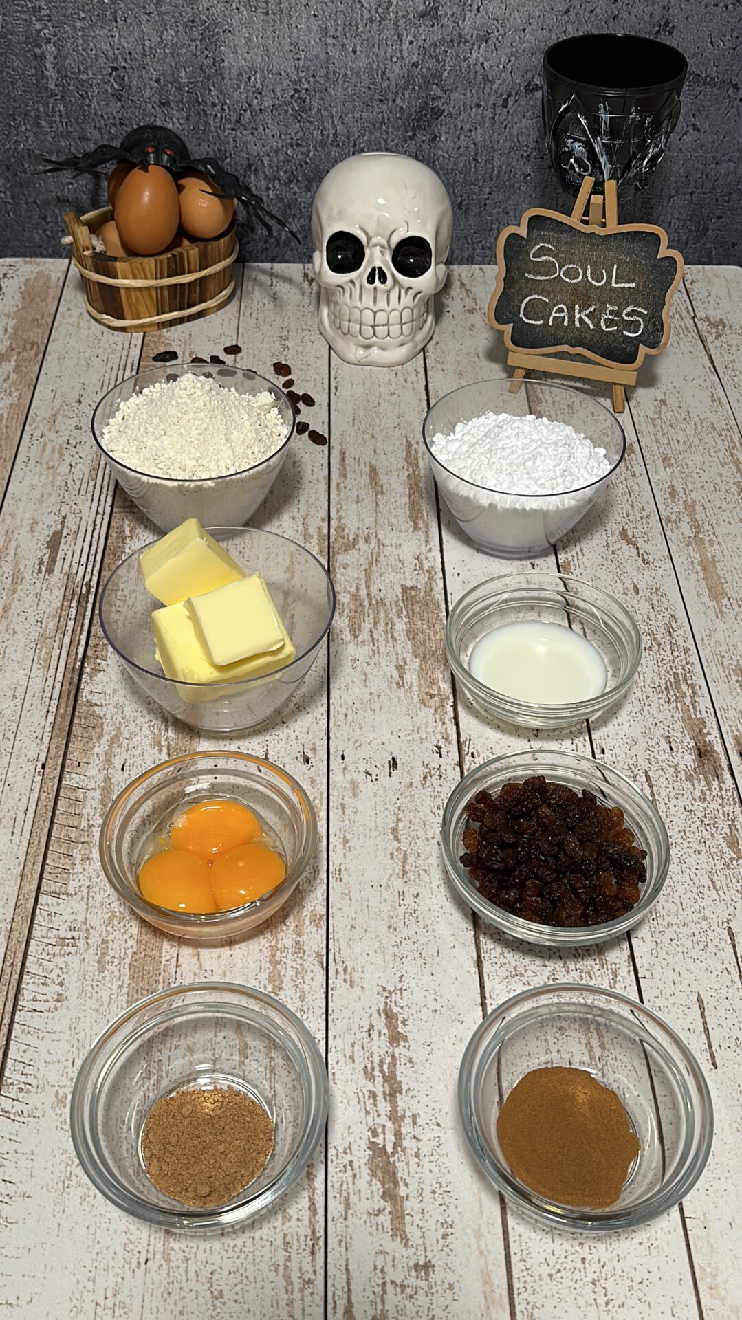 Ingredientes de nuestras soul cakes