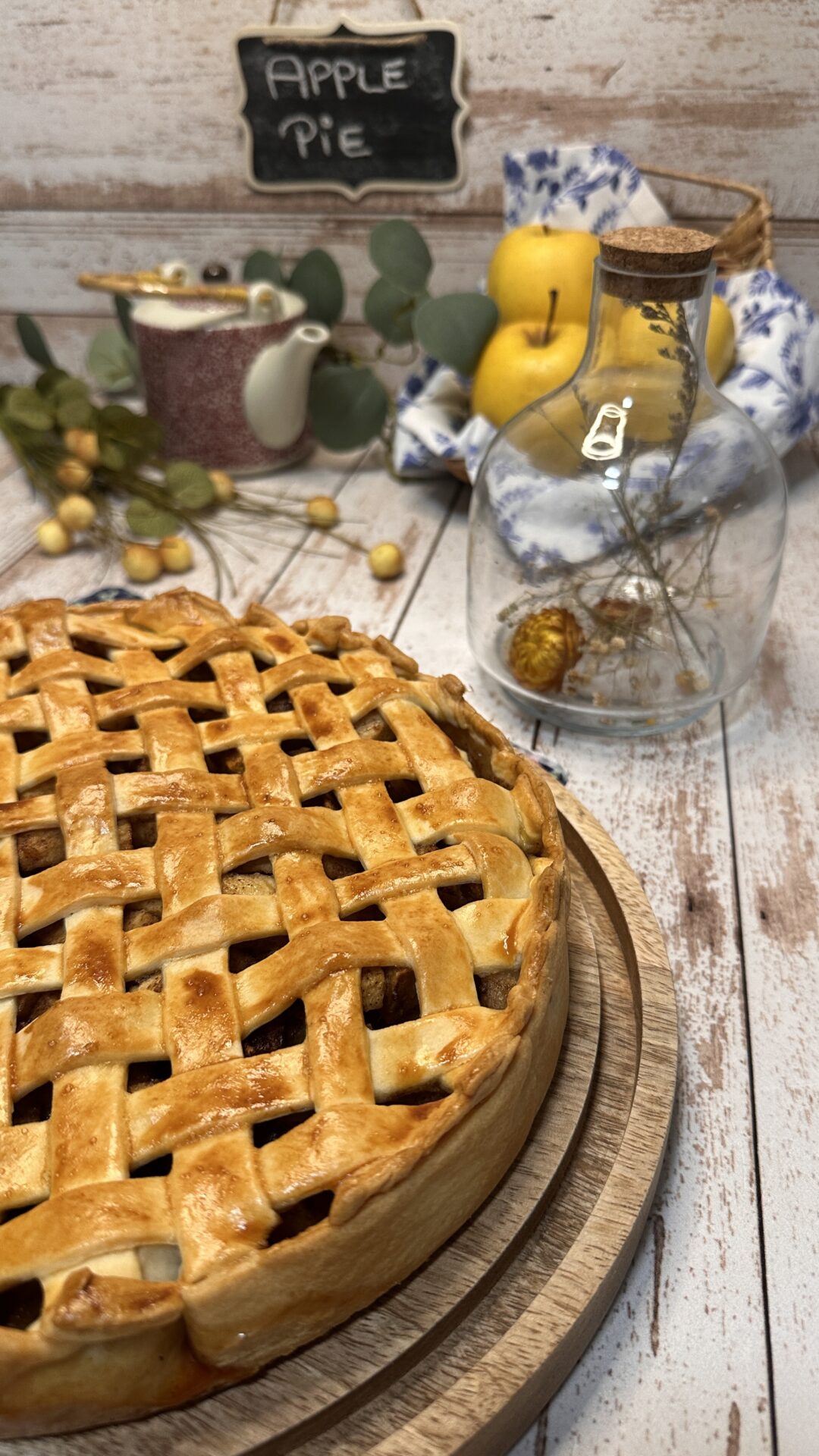 Jugosa y sabrosísima apple pie