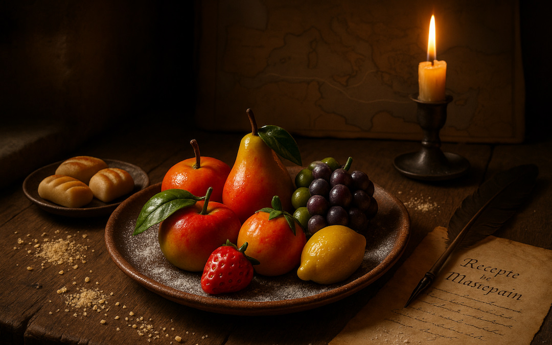 Frutas de mazapán, típicas de Italia