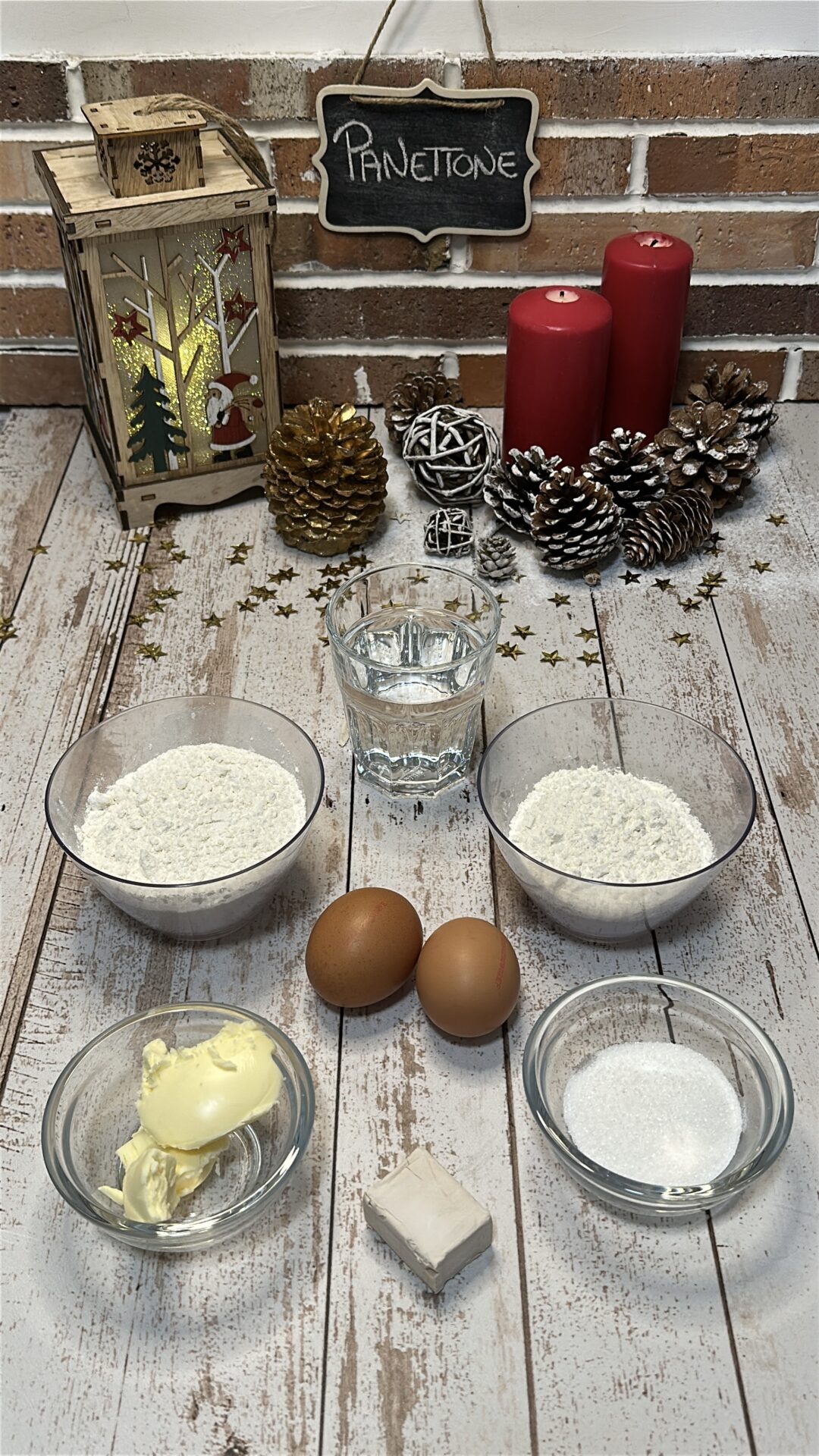 Ingredientes de nuestro panettone