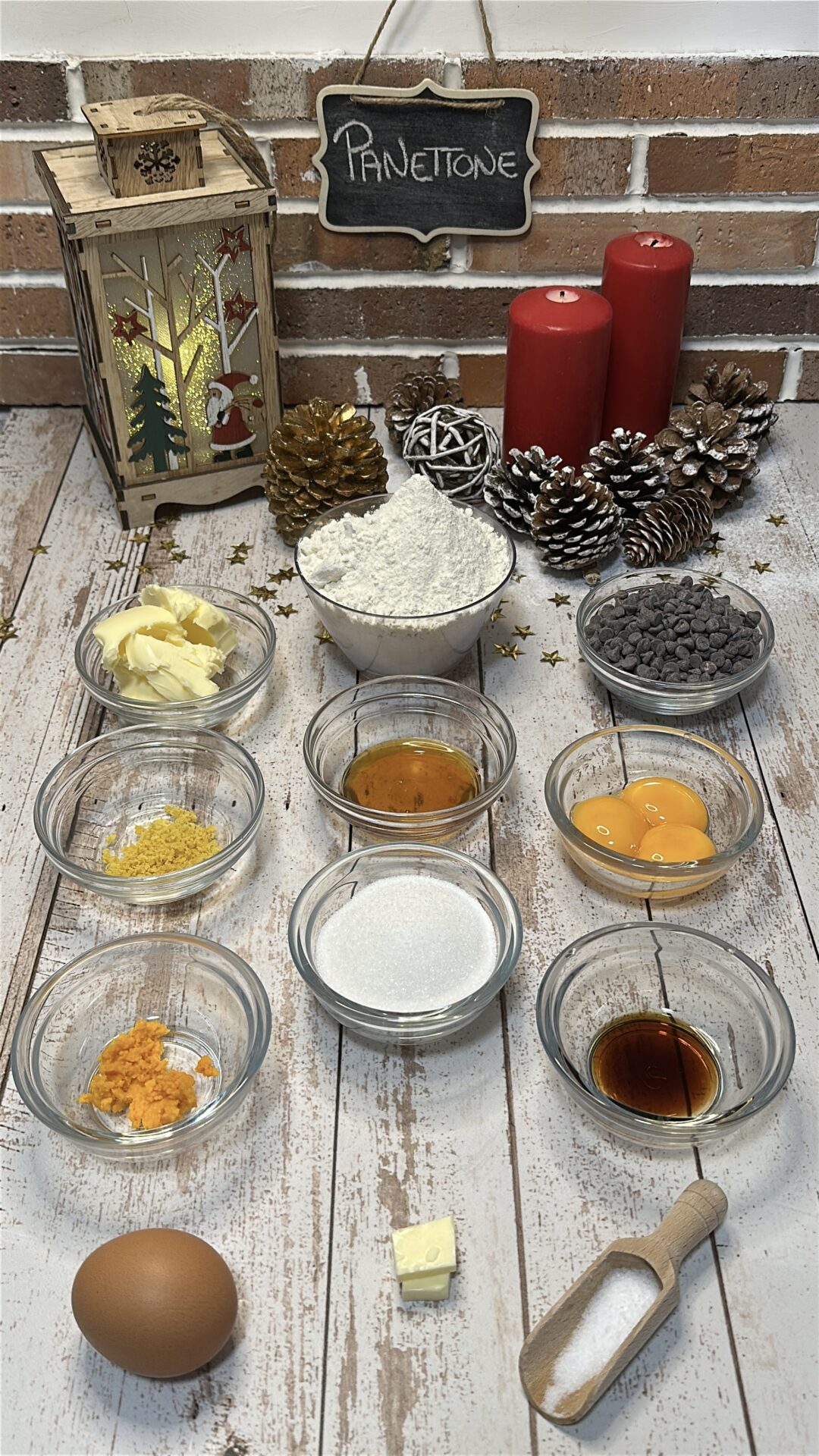 Más ingredientes de nuestro panettone