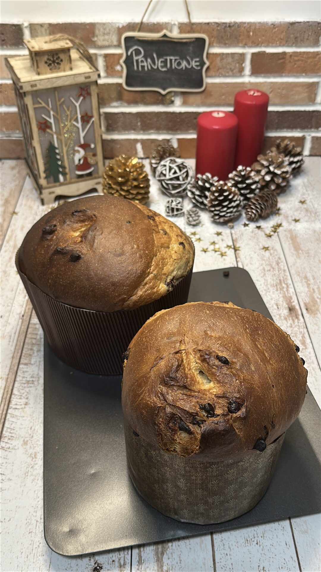 Nuestros panettones recién salidos del horno