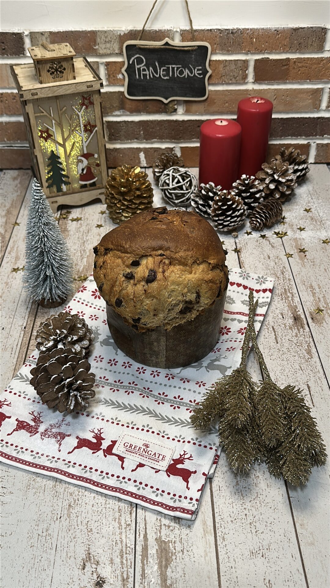 Resultado final de nuestro magnífico panettone
