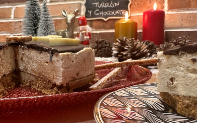 Tarta de Turrón y Chocolate