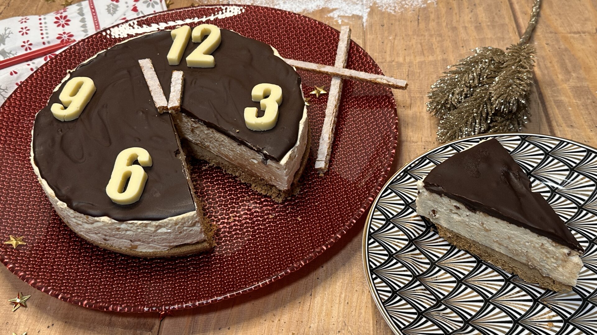 Te sorprenderá esta increíble tarta de turrón y chocolate