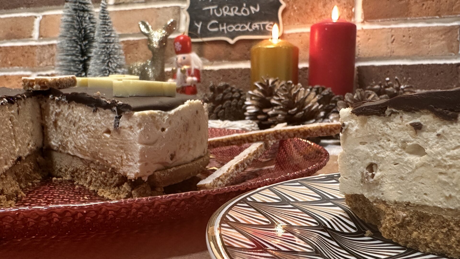Cremosa tarta de turrón y chocolate de Toledo en Dulce