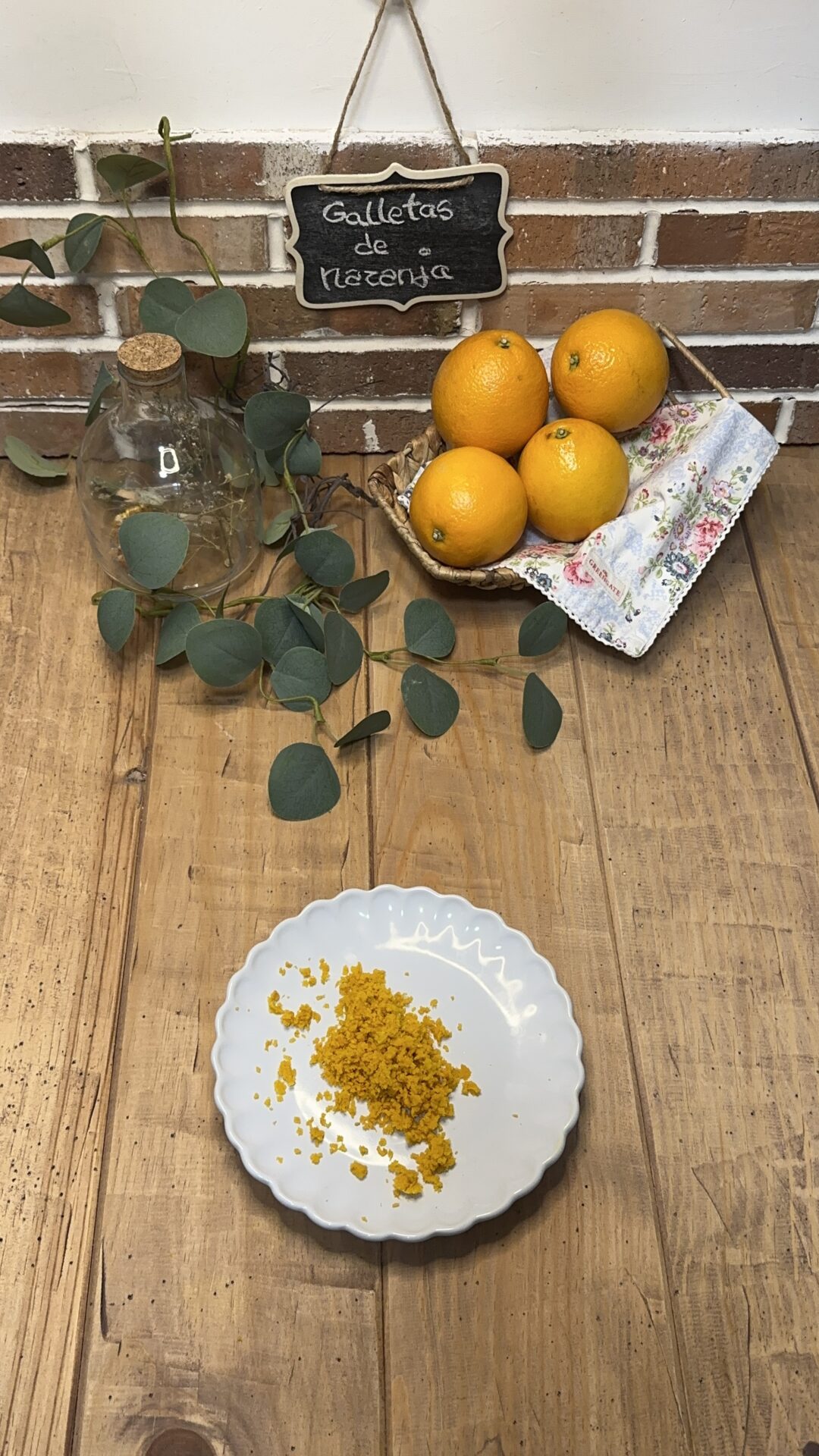 La ralladura de naranja