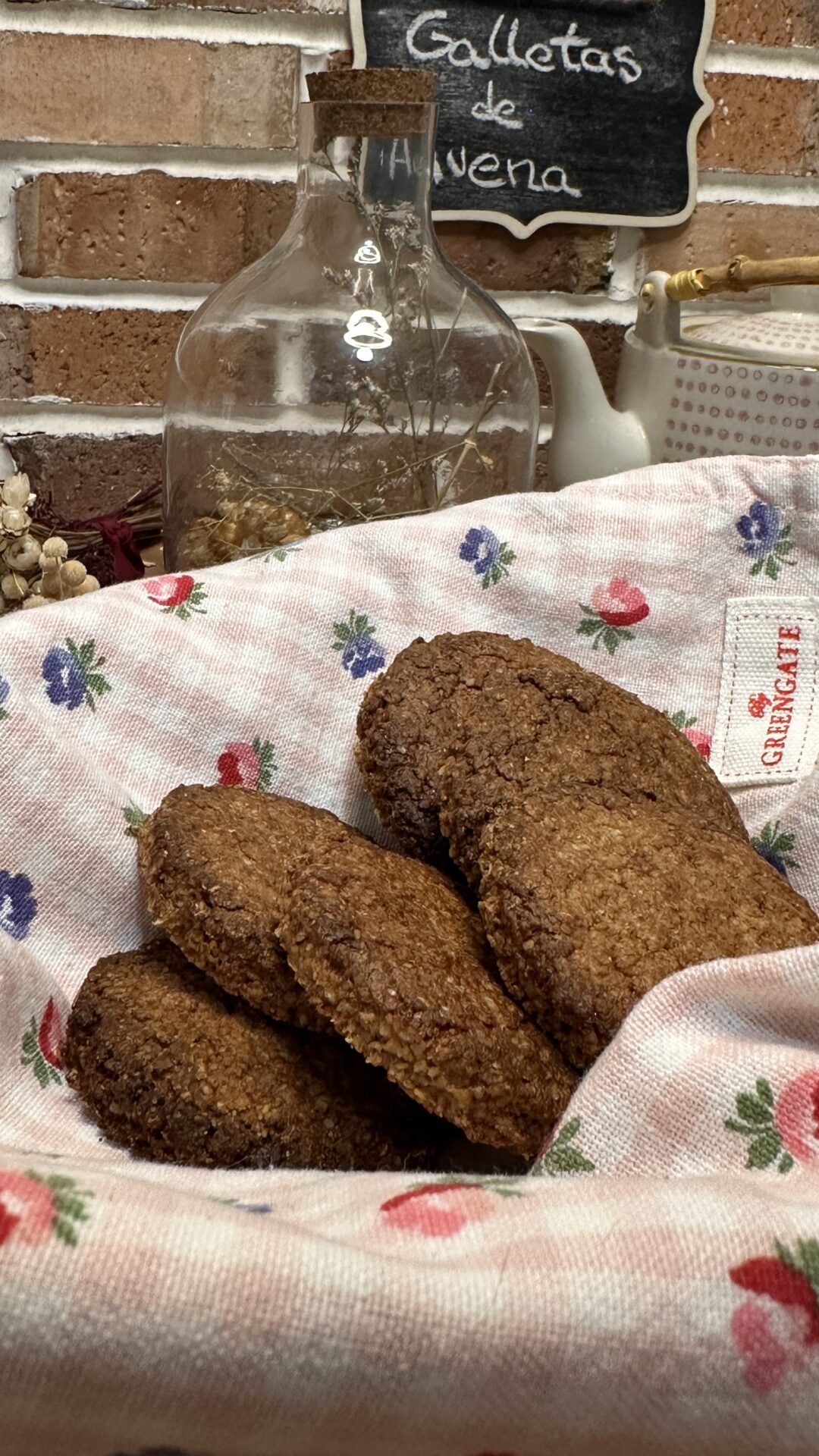 Crujientes, sabrosas y saludables galletas de avena