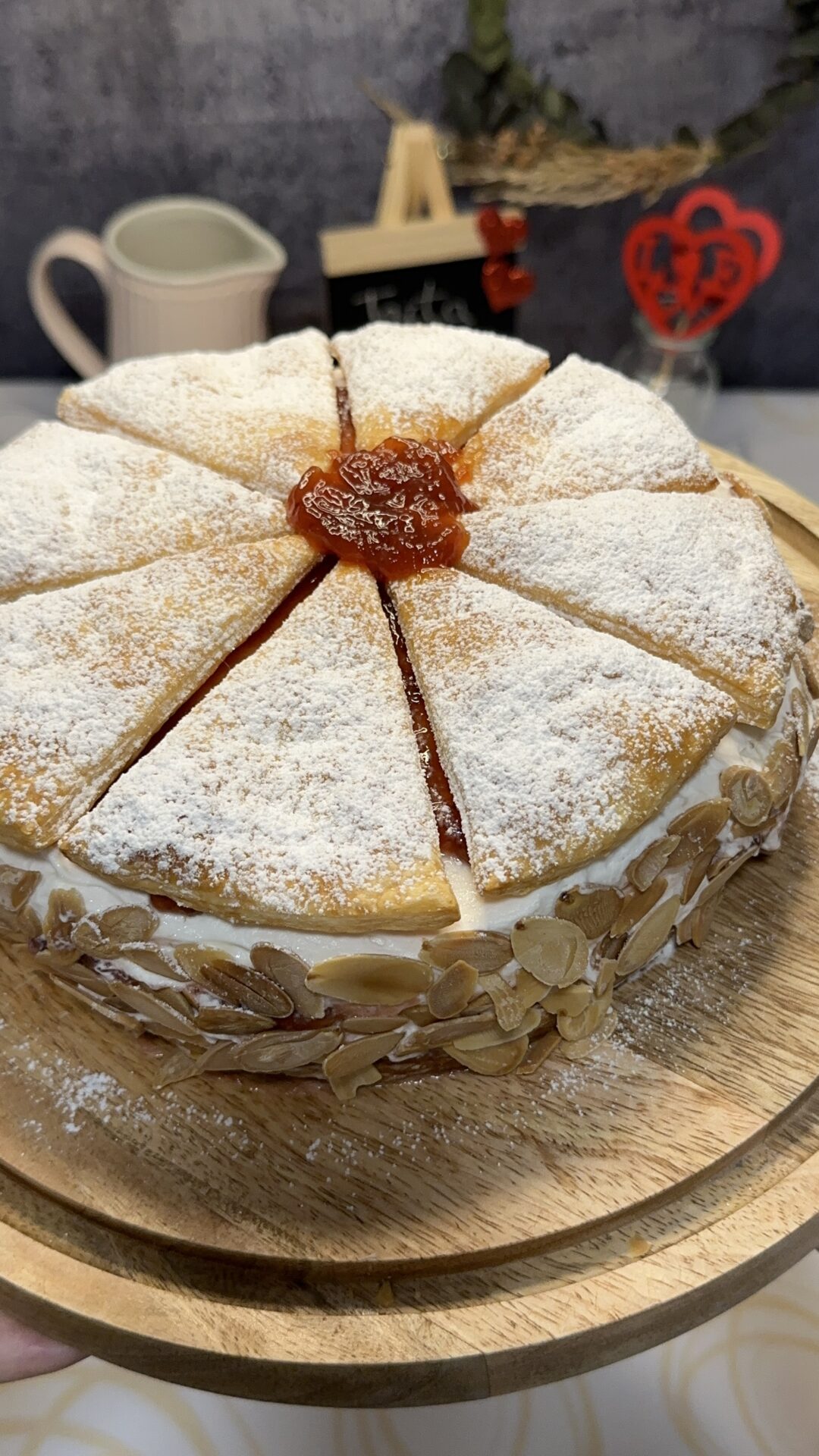 Deliciosa tarta de hojaldre